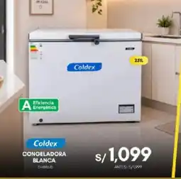 La Curacao Coldex congeladora blanca oferta
