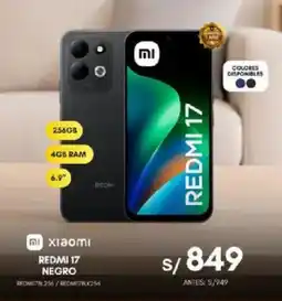 La Curacao Xiaomi Redmi 17 negro oferta