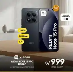 La Curacao xiaomi redmi note 15 pro negro oferta