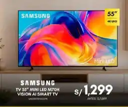 La Curacao Samsung tv 55" mini led m70h vision ai smart tv oferta