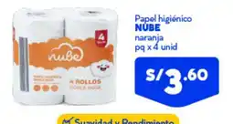 Mass Nube papel higiénico naranja oferta
