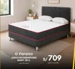 La Curacao Paraiso juego de dormitorio nappy 2plz. oferta