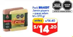 Mass Braedt jamón pizzero + queso edam oferta