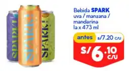 Mass Bebida spark uva / manzana / mandarina oferta