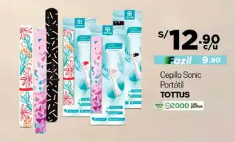 Cepillo Sonic Portátil Tottus
