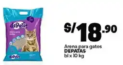 Plaza Vea Depatas arena para gatos oferta
