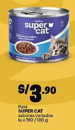 Plaza Vea Super Cat paté sabores variados oferta