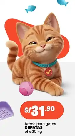 Plaza Vea Depatas arena para gatos oferta