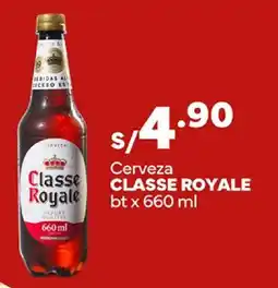 Plaza Vea Cerveza Classe Royale oferta