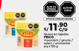 Plaza Vea Frico queso en tajadas oferta