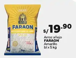 Plaza Vea Faraon arroz añejo amarillo oferta