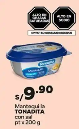 Plaza Vea Tonadita mantequilla con sal oferta