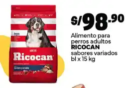Plaza Vea Ricocan Alimento para perros adultos oferta