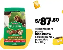 Plaza Vea Alimento para perros dog chow adultos mini y pequenos oferta