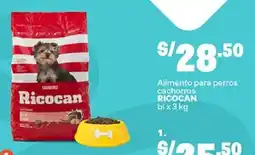 Plaza Vea Ricocan Alimento para perros cachorros oferta