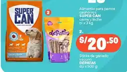 Plaza Vea Super Can alimento para perros cachorros carne y leche oferta