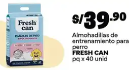 Plaza Vea Fresh can pañales de piso oferta