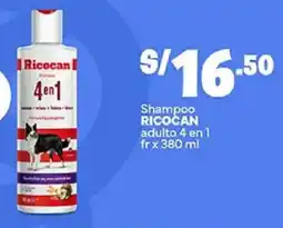 Plaza Vea Ricocan shampoo adulto 4 en 1 oferta