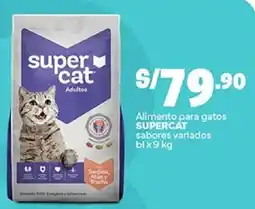 Plaza Vea Supercat Alimento para gatos sabores variados oferta