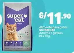 Plaza Vea Supercat Alimento para gatos Adultos / gatitos oferta