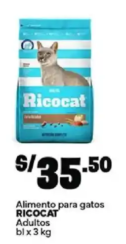 Plaza Vea Ricocat Alimento para gatos Adultos oferta