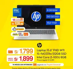 Metro hp Laptop 15.6" FHD W11 oferta