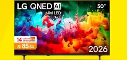 Metro LG QNED AI Mini LED 50" oferta