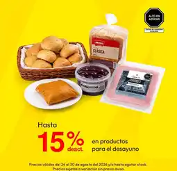 Metro En productos para el desayuno oferta