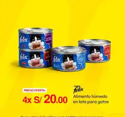 Metro felix Alimento húmedo en lata para gatos oferta