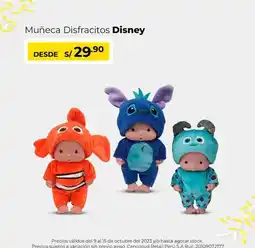 Metro Muñeca Disfracitos Disney oferta