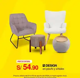 Metro m. design en poufs y sitiales oferta