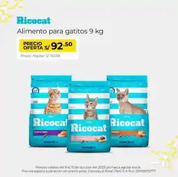 Metro Ricocat alimento para gatitos oferta