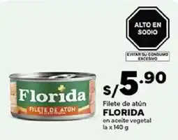 Plaza Vea Florida filete de atún oferta