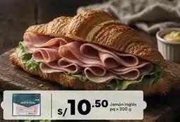 Plaza Vea Alemana jamón inglés oferta