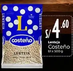 Plaza Vea Costeño lenteja oferta