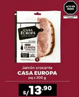 Plaza Vea Casa Europa jamón crocante oferta