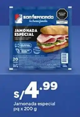 Plaza Vea San fernando jamonada especial oferta