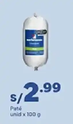 Plaza Vea Paté unid oferta