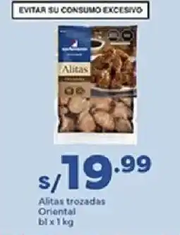Plaza Vea Alitas trozadas Oriental oferta
