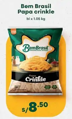 Plaza Vea Bem Brasil Papa crinkle oferta