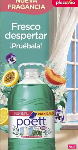 Plaza Vea Poett maxigalón oferta