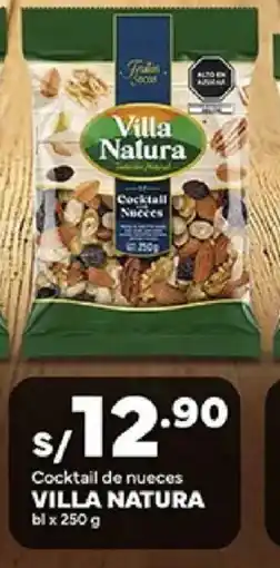 Plaza Vea Villa Natura cocktail de nueces oferta