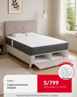 Sodimac Forli 2 plazas Americana Acqua oferta