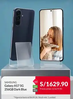 Sodimac Samsung galaxy a57 5g 256gb dark blue oferta