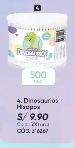 Azzorti Dinosaurios hisopos oferta