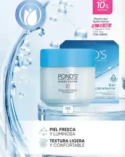 Azzorti Pond's gel hydra active oferta