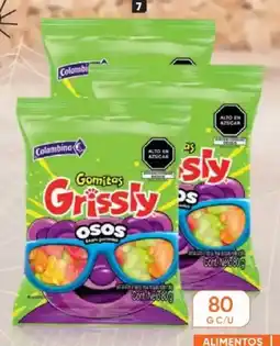 Azzorti Colombina gomitas grissly osos oferta
