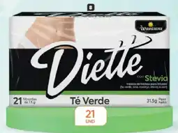 Azzorti Wawasana - Diette Té Verde C/ Stevia oferta
