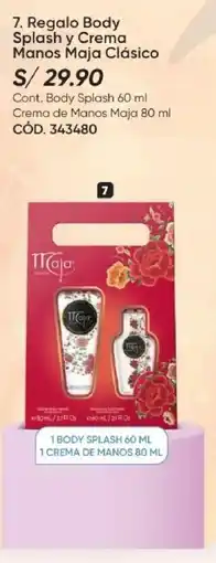 Azzorti Maja Body Splash y Crema Manos Maja Clásico oferta