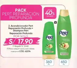 Azzorti Pert acondicionador reparación profunda + pert shampoo reparación profunda oferta